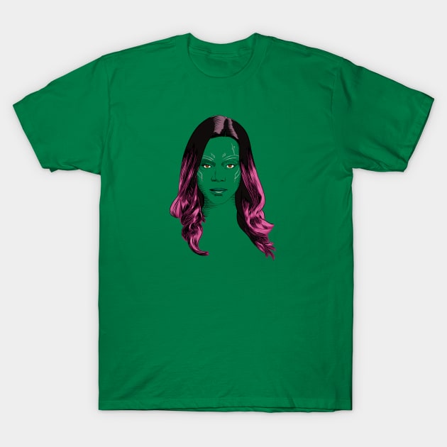 Gamora T-Shirt by @johnnehill